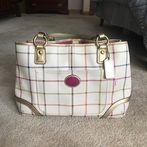 Coach Plaid Bag